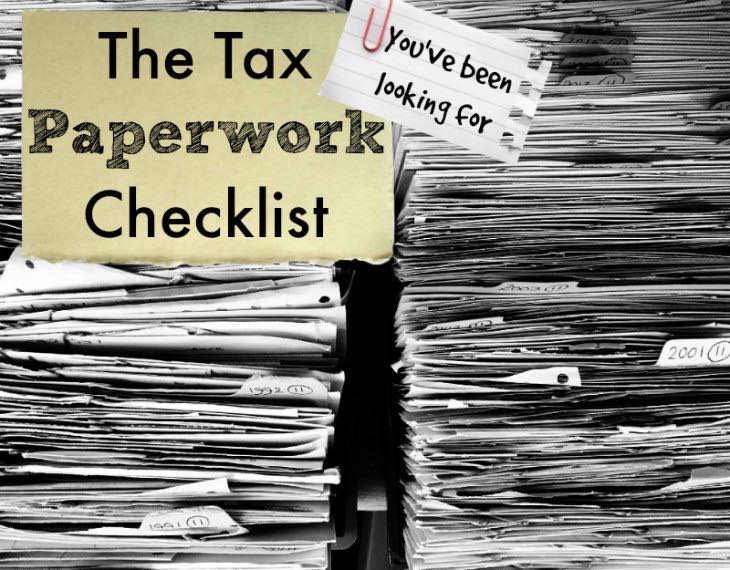Michael Lin’s Tax Paperwork Checklist